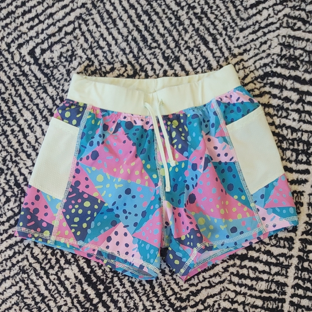 Tek Gear Pink and Blue Active, Running, Swim Shorts- Athletic Lightweight